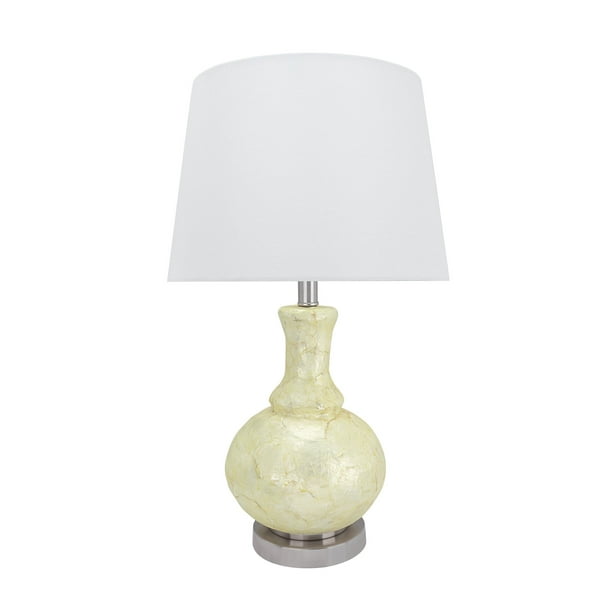 26 High Transitional Shell Hardback Empire Shade in White Aspen Creative 40164-11 14 Wide Table LAMP 26 High Transitional Shell Hardback Empire Shade in White Aspen Creative 40164-11 14 Wide Table LAMP